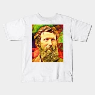 John Muir Snow Portrait | John Muir Artwork 9 Kids T-Shirt